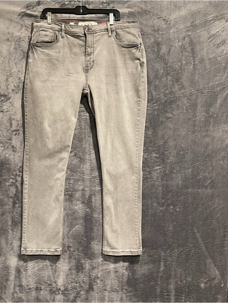 Artful Rebel Jeans Men 38w/32l Gray Denim Cotton Stretch Mid Rise